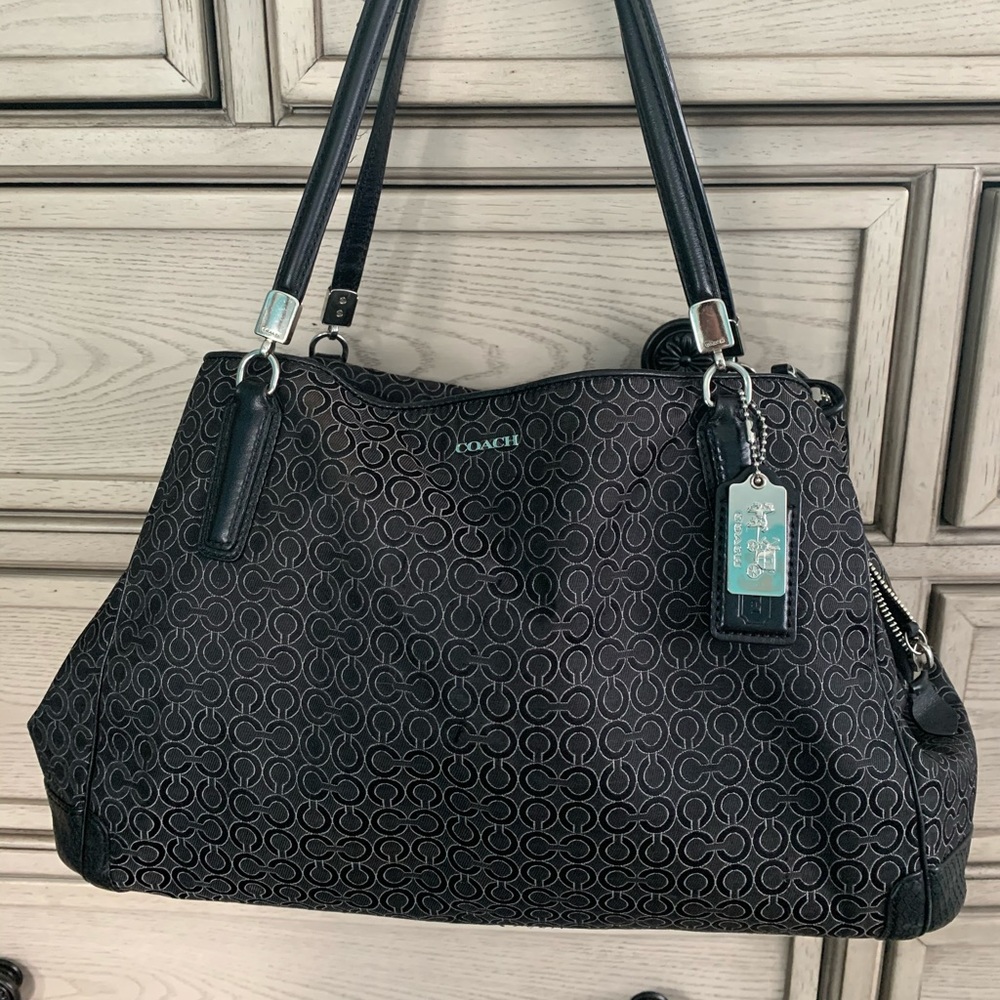 Coach Black Dreamer Signature In Canvas